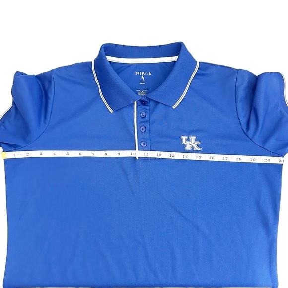 Antigua Embroidiered UK Wildcats Logo Short Sleeve Polo Shirt - Picture 5 of 9
